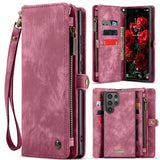 CaseMe Samsung Galaxy S25 Ultra Kotelo 008 Series Irrotettava Kuori Punainen