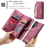 CaseMe Samsung Galaxy S25 Ultra Kotelo 008 Series Irrotettava Kuori Punainen