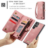 CaseMe Samsung Galaxy S25 Ultra Kotelo 008 Series Irrotettava Kuori Pinkki
