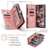 CaseMe Samsung Galaxy S25 Ultra Kotelo 008 Series Irrotettava Kuori Pinkki