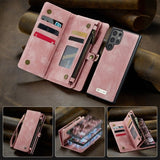 CaseMe Samsung Galaxy S25 Ultra Kotelo 008 Series Irrotettava Kuori Pinkki