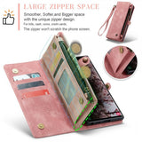 CaseMe Samsung Galaxy S25 Ultra Kotelo 008 Series Irrotettava Kuori Pinkki