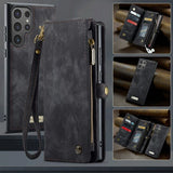 CaseMe Samsung Galaxy S25 Ultra Kotelo 008 Series Irrotettava Kuori Musta
