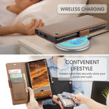 CaseMe Samsung Galaxy S25 Ultra Kotelo 023 Series Ruskea