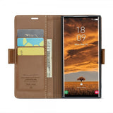CaseMe Samsung Galaxy S25 Ultra Kotelo 023 Series Ruskea