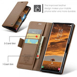 CaseMe Samsung Galaxy S25 Ultra Kotelo 023 Series Ruskea