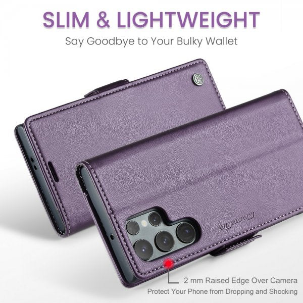 CaseMe Samsung Galaxy S25 Ultra Kotelo 023 Series Violetti