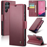 CaseMe Samsung Galaxy S25 Ultra -kotelo, 023 Series, punainen