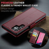 CaseMe Samsung Galaxy S25 Ultra -kotelo, 023 Series, punainen