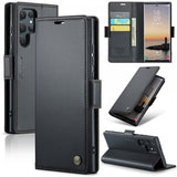 CaseMe Samsung Galaxy S25 Ultra Kotelo 023 Series Musta