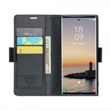 CaseMe Samsung Galaxy S25 Ultra Kotelo 023 Series Musta