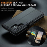 CaseMe Samsung Galaxy S25 Ultra Kotelo 023 Series Musta