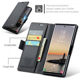 CaseMe Samsung Galaxy S25 Ultra Kotelo 023 Series Musta
