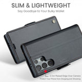 CaseMe Samsung Galaxy S25 Ultra Kotelo 023 Series Musta