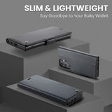 CaseMe Samsung Galaxy S25 Ultra Kotelo 023 Series Musta