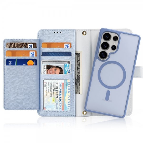 Dux Ducis Samsung Galaxy S25 Ultra -suojakuori 2-in-1 Lawa Series MagSafe sininen