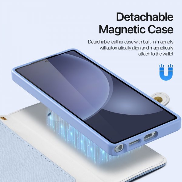 Dux Ducis Samsung Galaxy S25 Ultra -suojakuori 2-in-1 Lawa Series MagSafe sininen