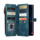 CaseMe Samsung Galaxy S25 Ultra C30 Series -kotelo, sininen