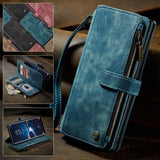 CaseMe Samsung Galaxy S25 Ultra C30 Series -kotelo, sininen