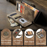 CaseMe Samsung Galaxy S25 Ultra -suojakotelo, C30 Series, ruskea