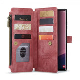 CaseMe Samsung Galaxy S25 Ultra -kotelo C30-sarja Punainen