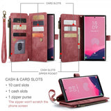 CaseMe Samsung Galaxy S25 Ultra -kotelo C30-sarja Punainen