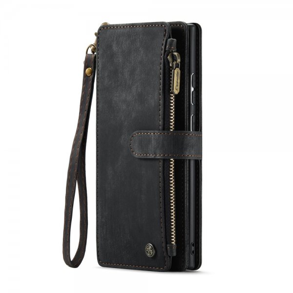 CaseMe Samsung Galaxy S25 Ultra C30 Series -suojakotelo, musta