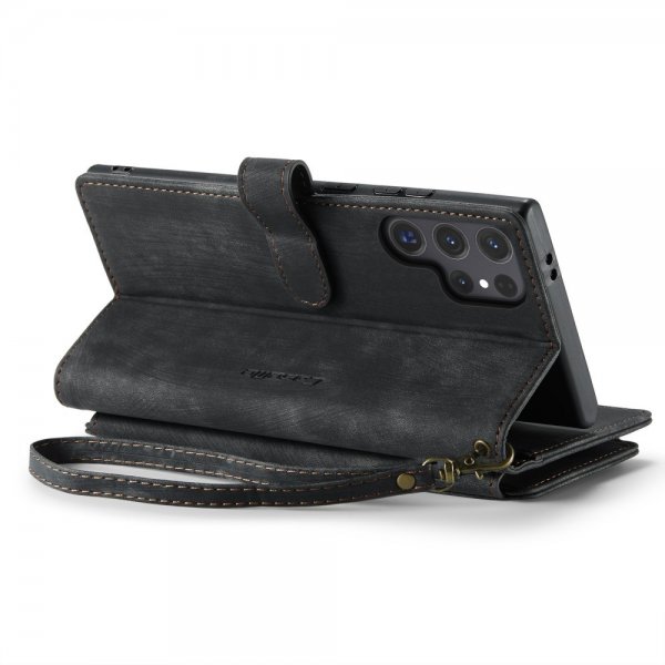 CaseMe Samsung Galaxy S25 Ultra C30 Series -suojakotelo, musta