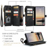 CaseMe Samsung Galaxy S25 Ultra C30 Series -suojakotelo, musta