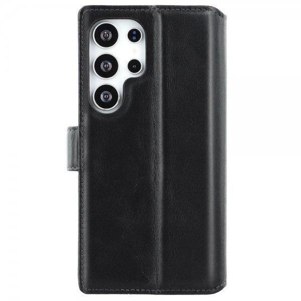 Nordic Covers Samsung Galaxy S25 Ultra Essential Leather Suojakotelo Raven Black