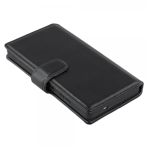 Nordic Covers Samsung Galaxy S25 Ultra Essential Leather Suojakotelo Raven Black