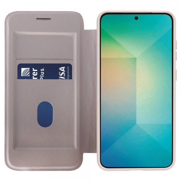 Vivanco Samsung Galaxy S25 Ultra Kotelo Mag Wallet Greige