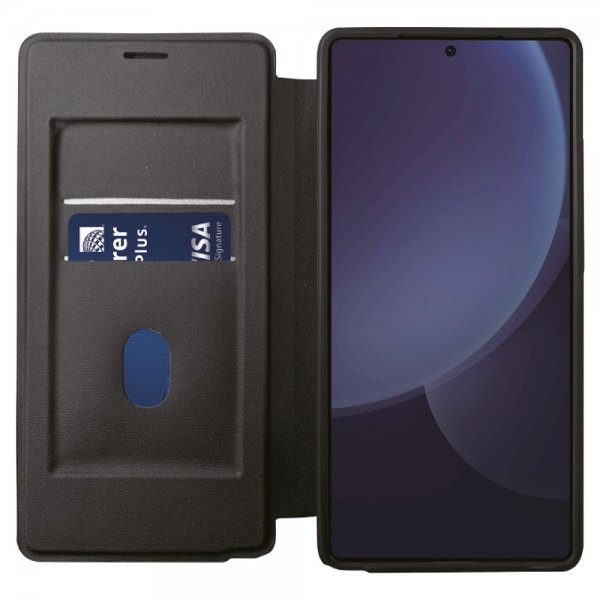 Vivanco Samsung Galaxy S25 Ultra -kotelo Mag Wallet, musta