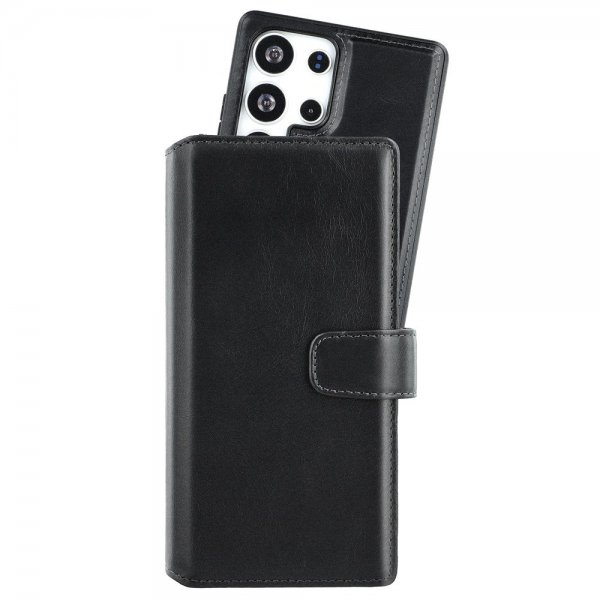 Nordic Covers Samsung Galaxy S25 Ultra -kotelo MagLeather Raven Black