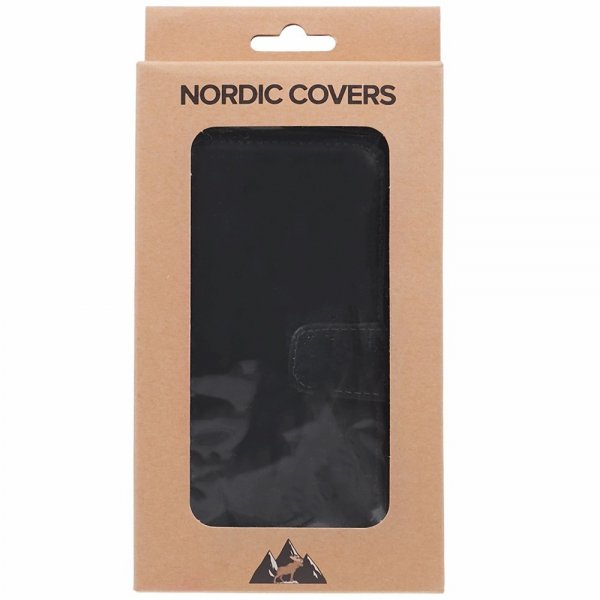 Nordic Covers Samsung Galaxy S25 Ultra -kotelo MagLeather Raven Black