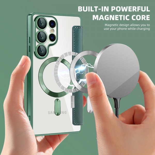 Samsung Galaxy S25 Ultra Kotelo MagSafe Vihreä
