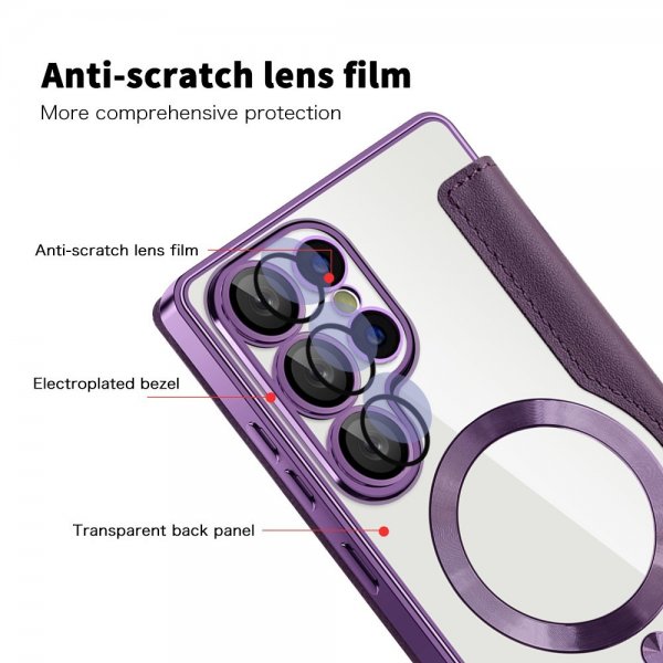 Samsung Galaxy S25 Ultra Kotelo MagSafe Violetti