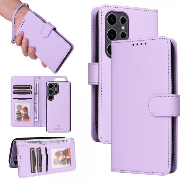 Betopnice Samsung Galaxy S25 Ultra Kuori irrotettavalla kuorella 005 Violetti