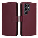 Betopnice Samsung Galaxy S25 Ultra Kotelo irrotettavalla kuorella 005 Punainen