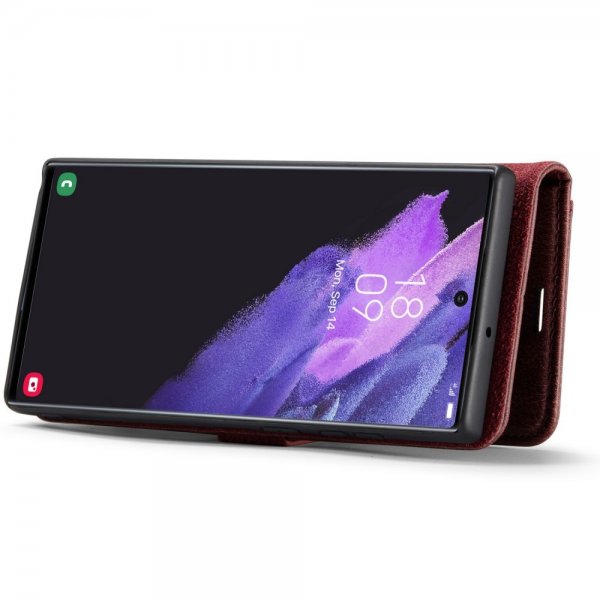Dg.Ming Samsung Galaxy S25 Ultra Kotelo irrotettavalla kuorella Punainen