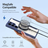 Dux Ducis Samsung Galaxy S25 Ultra Kotelo Skin X Pro Series MagSafe Sininen