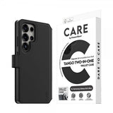 CARE by PanzerGlass Samsung Galaxy S25 Ultra Kotelo Tango Two-in-One Wallet MagSafe Musta