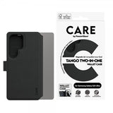 CARE by PanzerGlass Samsung Galaxy S25 Ultra Kotelo Tango Two-in-One Wallet MagSafe Musta
