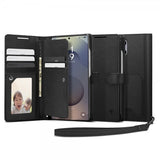 Spigen Samsung Galaxy S25 Ultra Kotelo Wallet S Musta