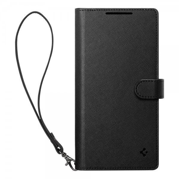 Spigen Samsung Galaxy S25 Ultra Kotelo Wallet S Musta