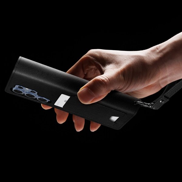 Spigen Samsung Galaxy S25 Ultra Kotelo Wallet S Musta