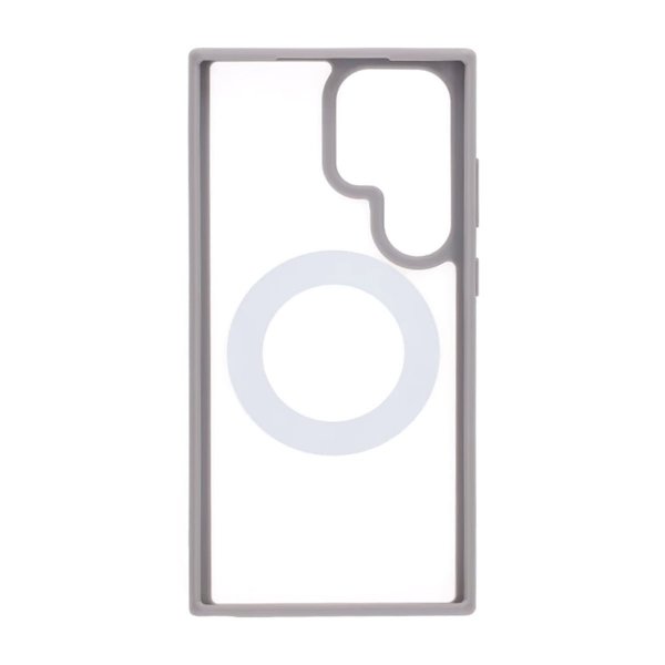 Samsung Galaxy S25 Ultra Kuori Pyörivä MagSafe Jalusta Harmaa
