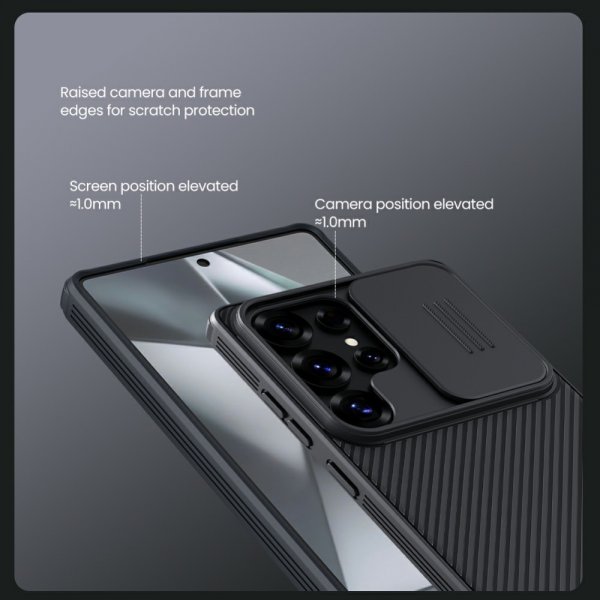 Nillkin Samsung Galaxy S25 Ultra Kuori CamShield Pro MagSafe Musta