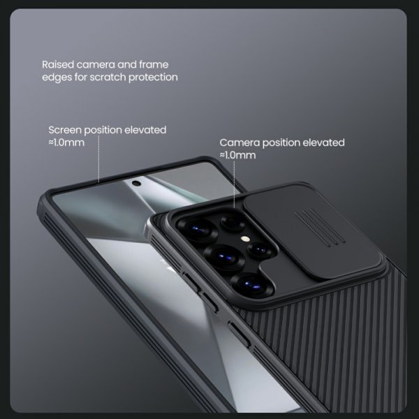 Nillkin Samsung Galaxy S25 Ultra Kuori CamShield Pro Musta