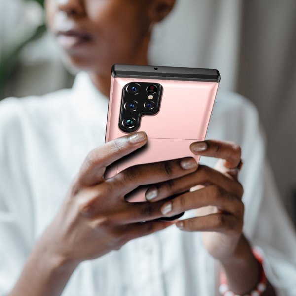 Samsung Galaxy S25 Ultra Kuoret Korttilokero Sininen